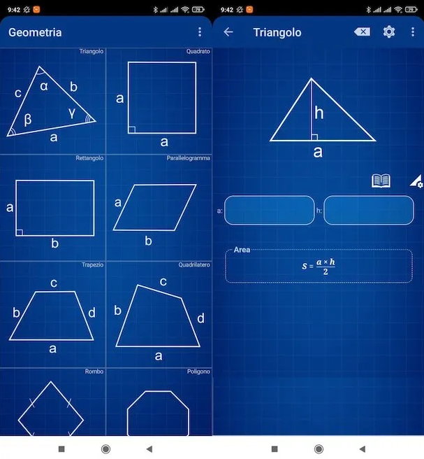 app Geometria Calculator (Android)