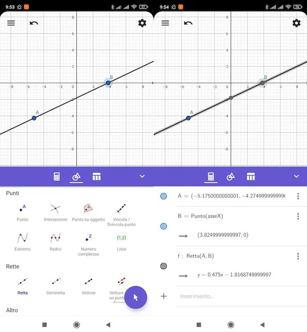 app GeoGebra Geometria (Android/iOS/iPadOS)