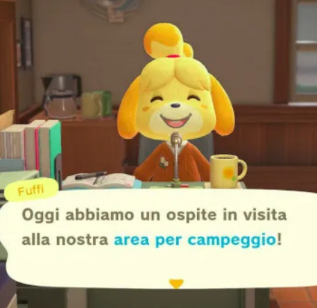 Animal Crossing - sostituire abitante tramite accampamento